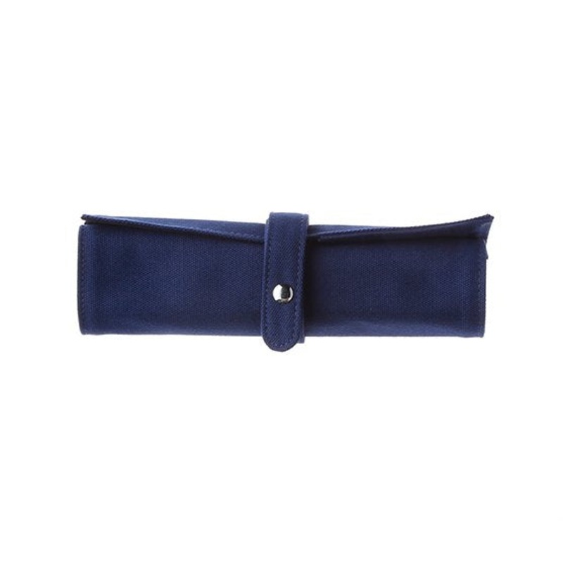 Delfonics Pen Roll Case Dark Blue