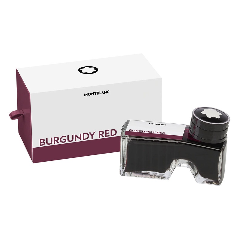 Montblanc Ink Bottle, Burgundy Red – 60ml