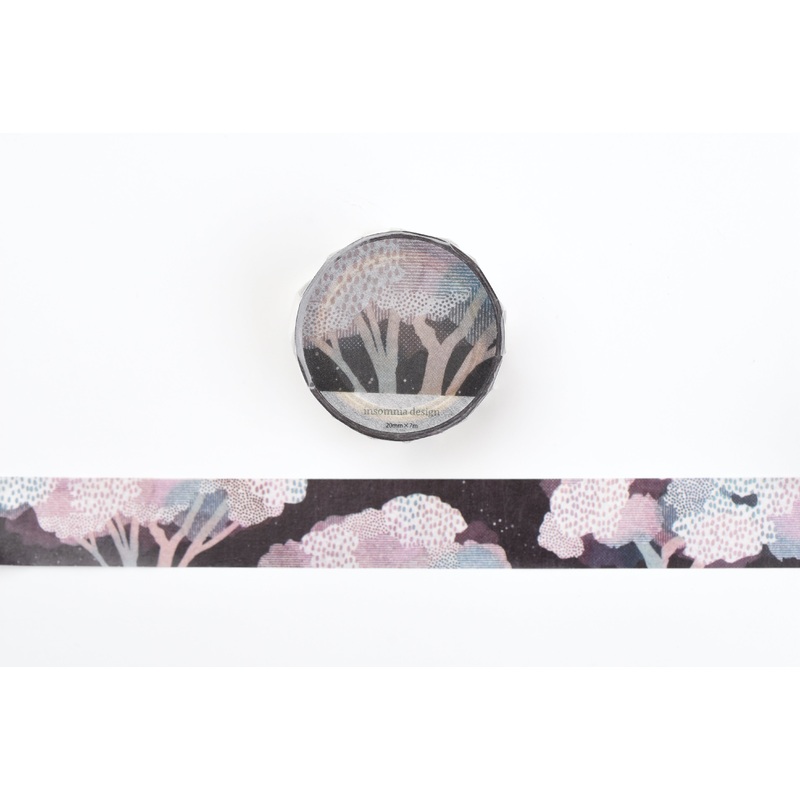 ROUNDTOP x Insomnia Design – Light-scented Forest Washi Tape