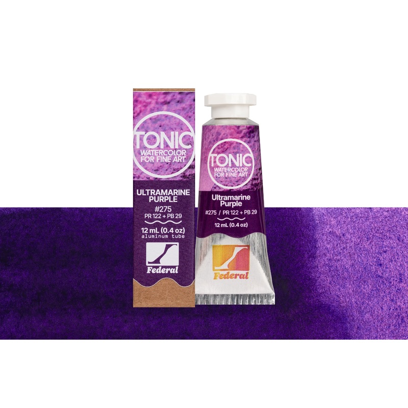 Tonic Watercolor, 12 mL Tube, #275 Ultramarine Purple