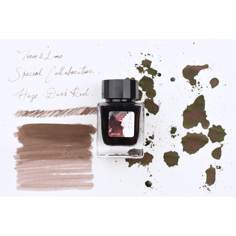 Tono & Lims Ink Bottle – Special Collaboration – Haze() Dark Red – 30ml