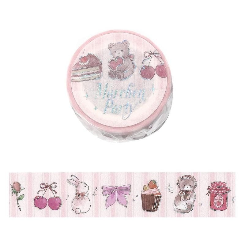 BGM Washi Tape – Fairy Tale Party – Strawberry