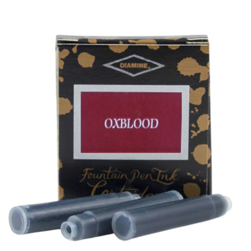 Diamine Ink Cartridges – Oxblood 18 Pack