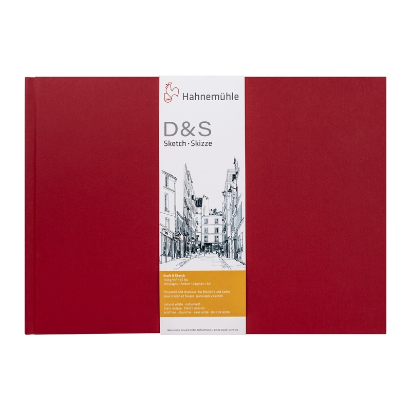 Hahnemhle D+S Hardcover Sketchbook A5 Landscape (5.8″ x 8.2″)
