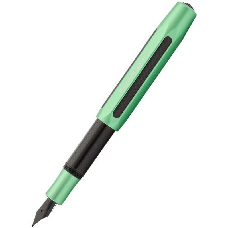 Kaweco AC Sport Carbon Fountain Pen – Green