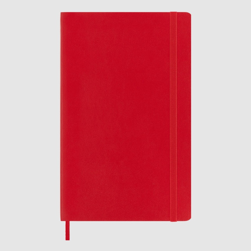 Moleskine Classic Soft Cover Notebook – Red – A5 – Plain