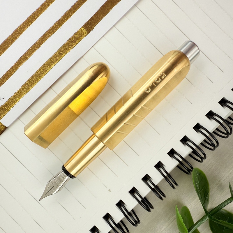 Kolo Tino Fountain Pen – Raw Brass