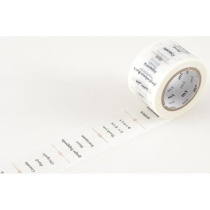 mt Washi Tape – “thank you” in the world