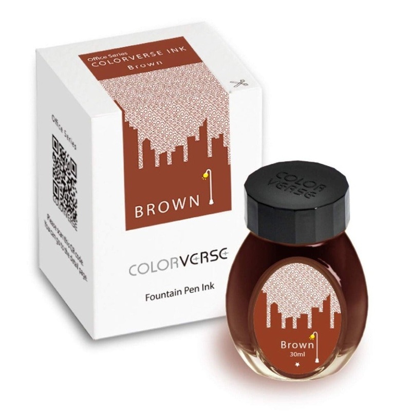 COLORVERSE, Ink Bottle – OFFICE Series BROWN (30ml).