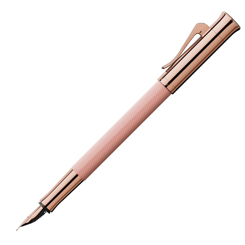 Graf Von Faber-Castell Guilloche Fountain Pen – Rose Blush Extra Fine