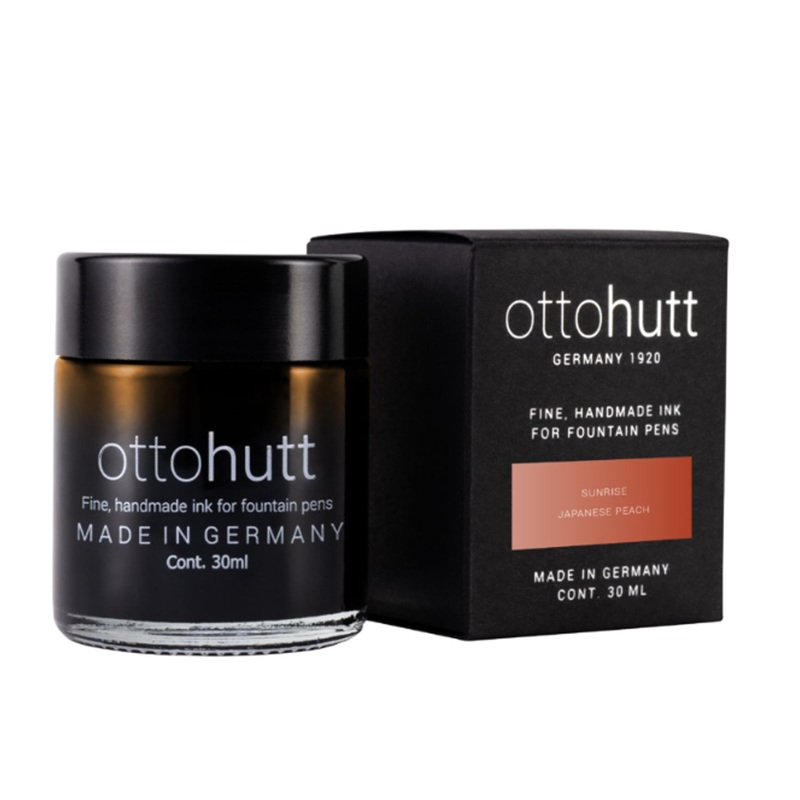 Otto Hutt Scented Sunrise Japanese Peach Ink Bottle, Orange – 30ml