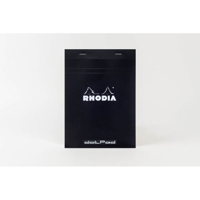 RHODIA No.16 (A5) Paper Pad – Dot Grid Black