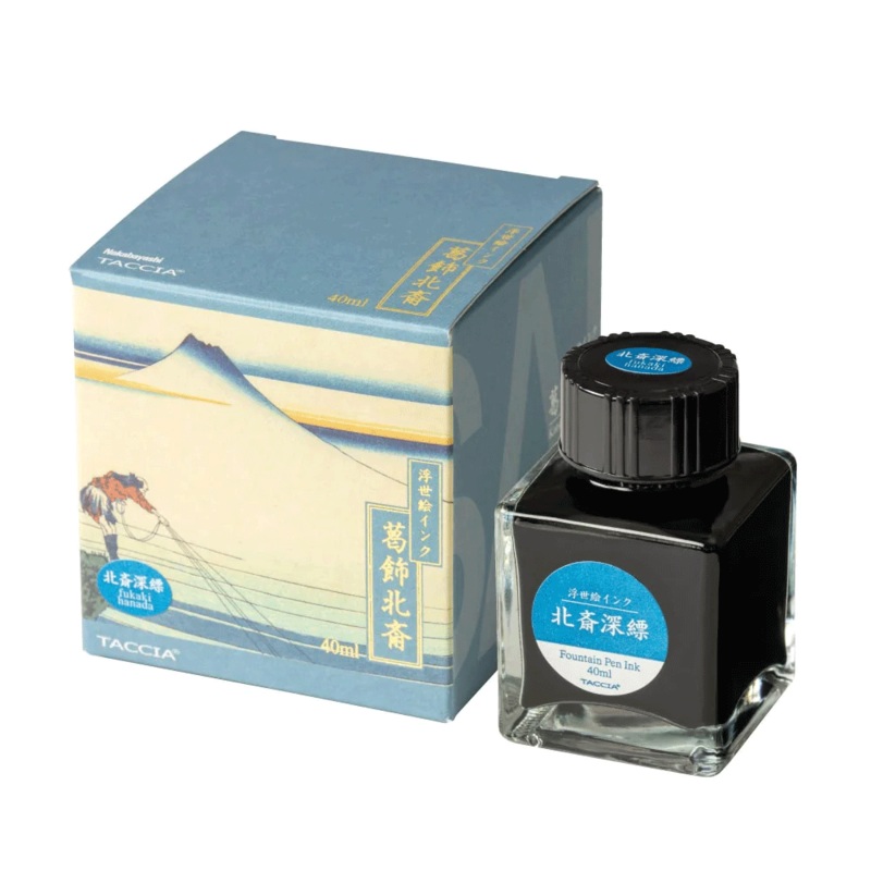 TACCIA, Ink Bottle – UKIYO-E FUKAKI HANADA (40mL).