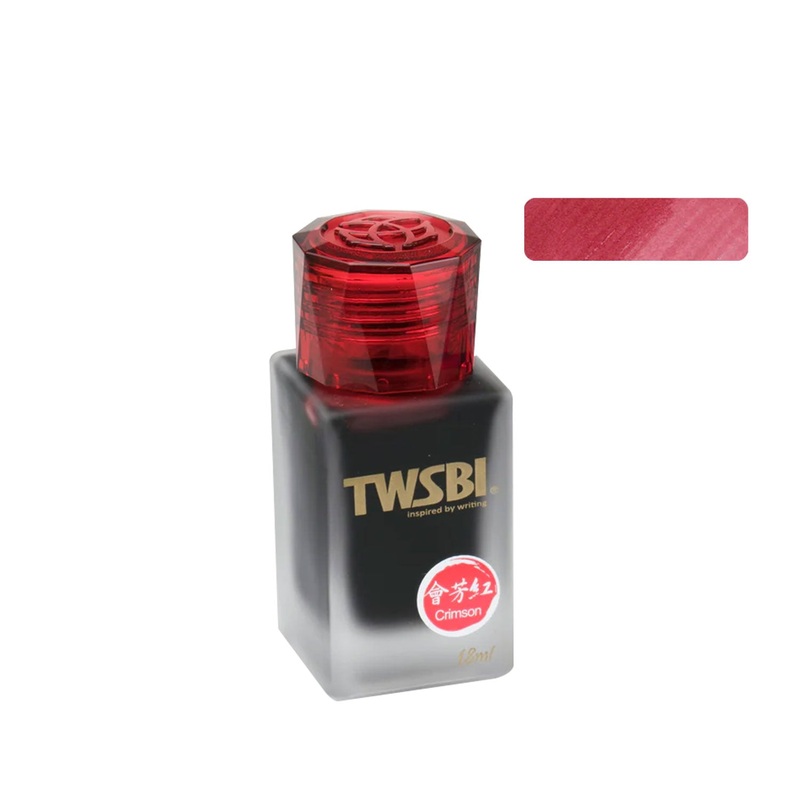 TWSBI 1791 Ink Bottle, Crimson – 18ml