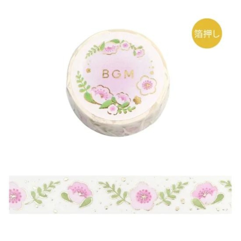 BGM Foil Stamping Masking Tape: Life – Cute Flower