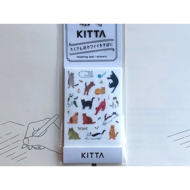 Kitta Portable Washi Tape – Icon – Cat