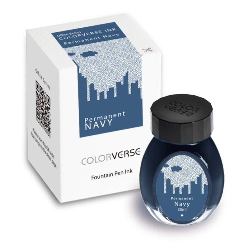 COLORVERSE, Ink Bottle – OFFICE Series PERMANENT NAVY (30ml).