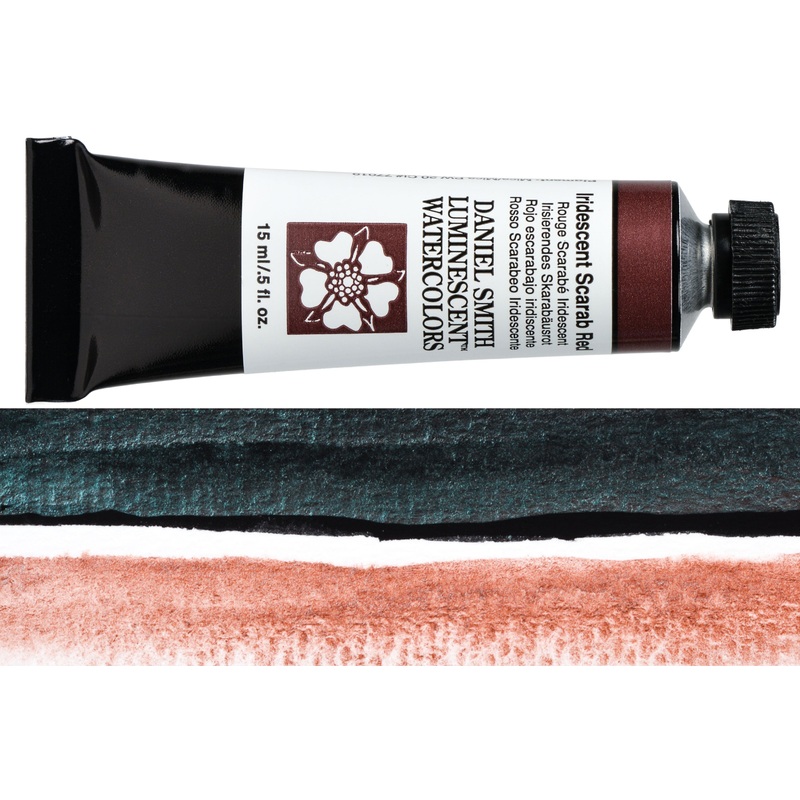 Daniel Smith Extra Fine Watercolor, 15 mL, Iridescent Scarab Red