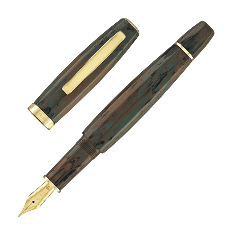 Scribo Feel Fountain Pen in Monte Cornero Ebonite 18kt Gold Extra Extra Fine