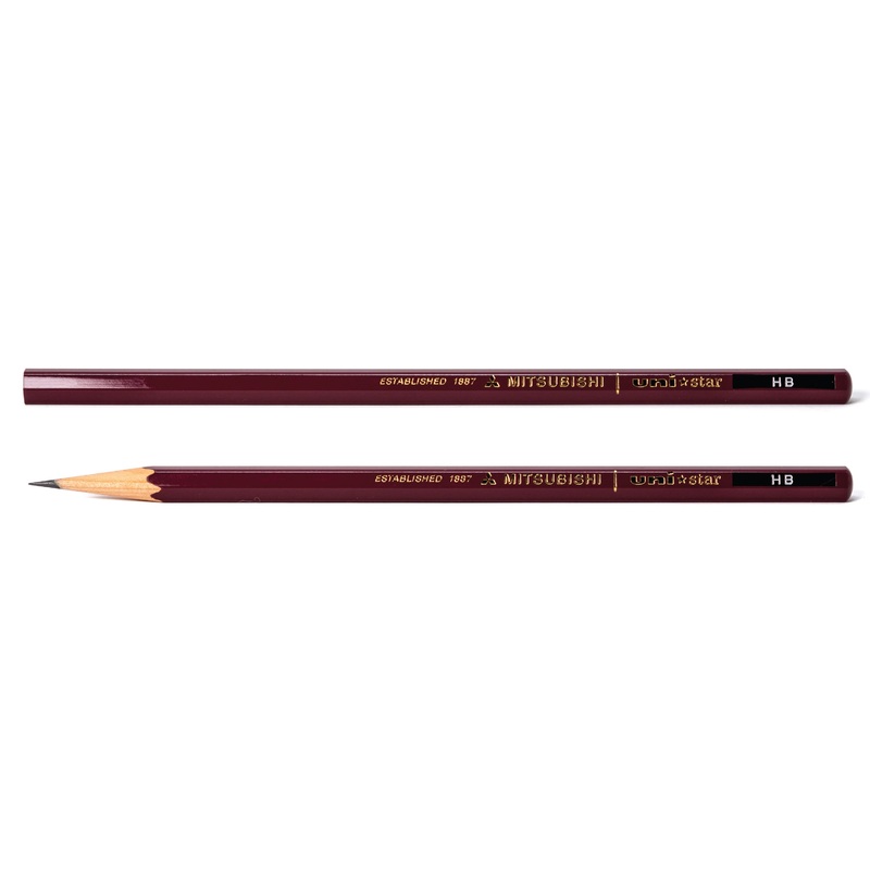 Uni Star Pencil, HB, Single