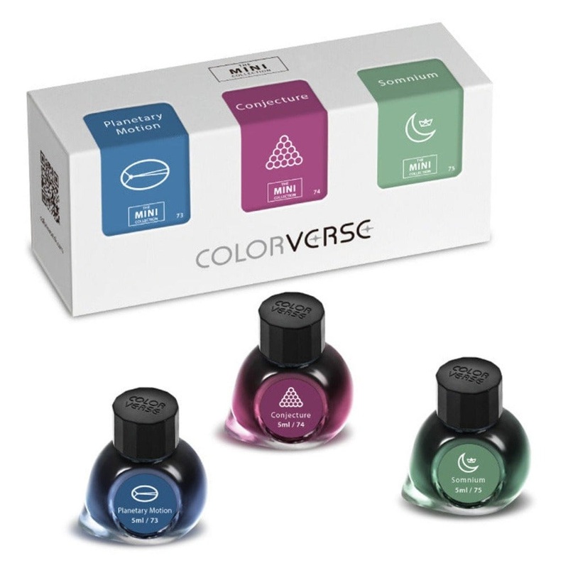 COLORVERSE, Ink 3 Bottles – THE MINI COLLECTION Johannes Kepler (5ml).