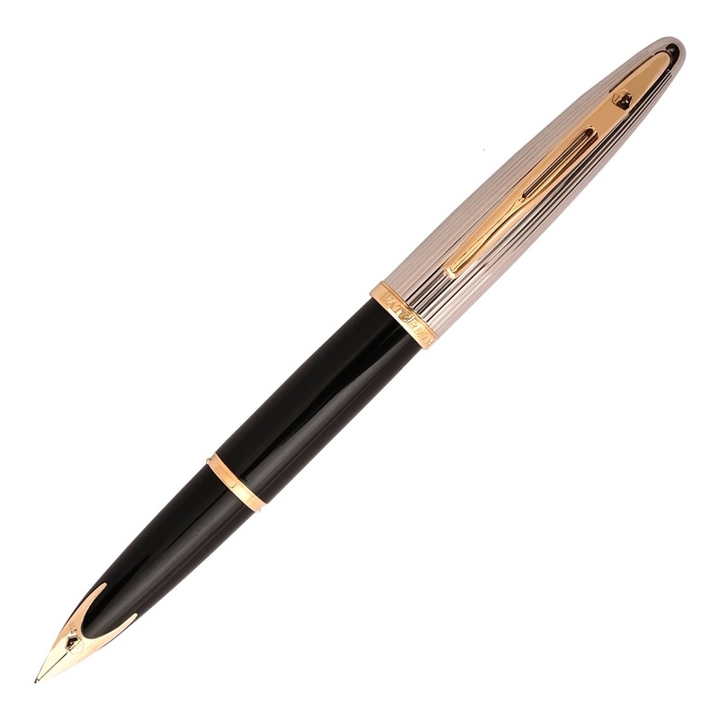 Waterman Carene Fountain Pen – Deluxe Black GT Fine