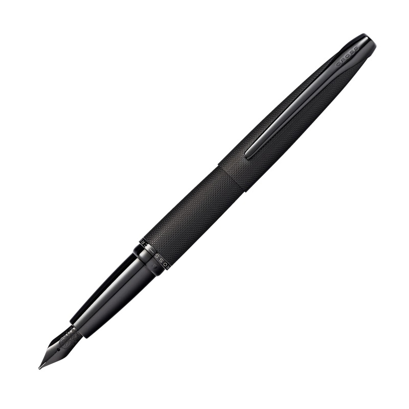 Cross ATX Fountain Pen in Brushed Black PVD Medium