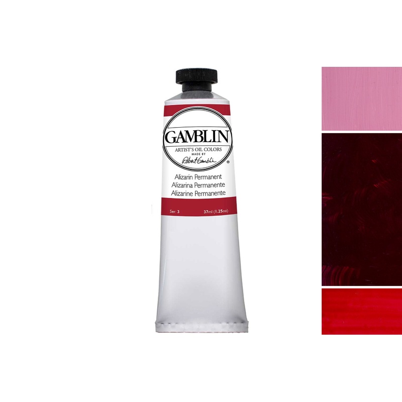 Gamblin Artist’s Oil Colors, Alizarin Permanent 37 mL tube