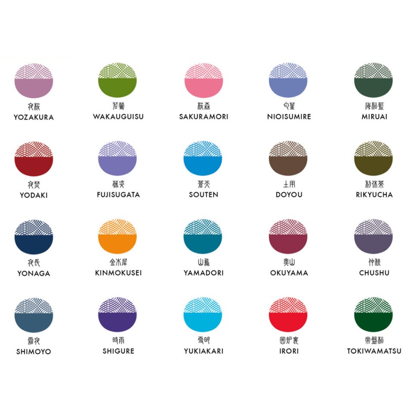 Sailor Shikiori Ink Cartridges – Miruai (Dark Green)