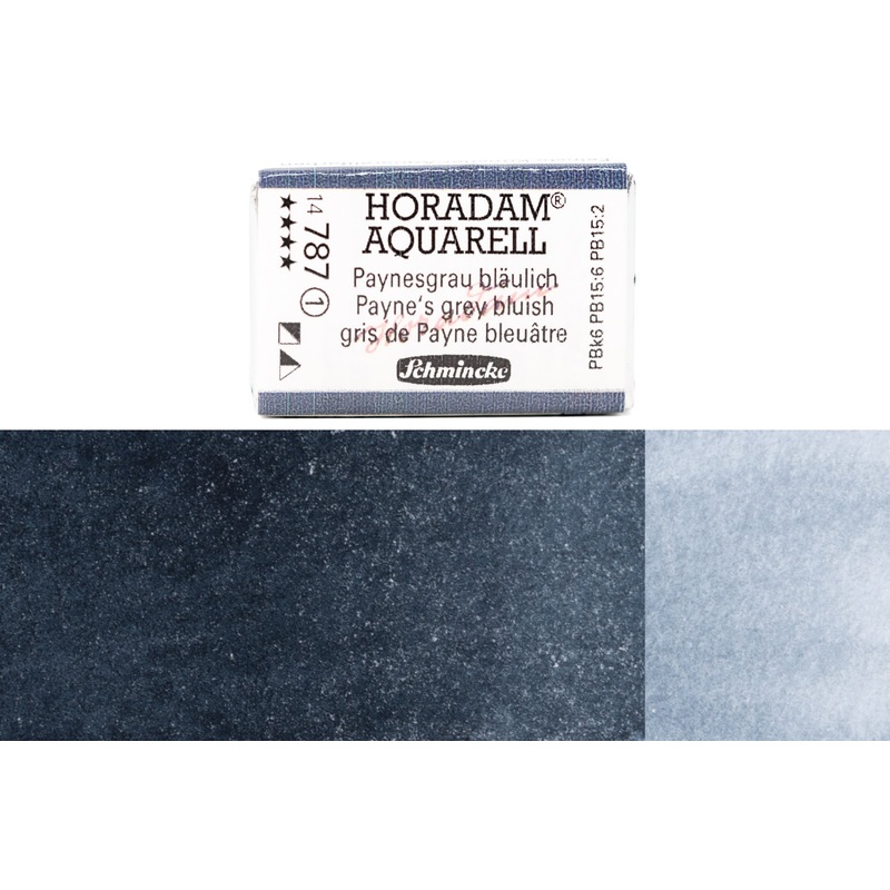 Horadam Watercolor Full Pan, #787 Payne’s Grey Bluish