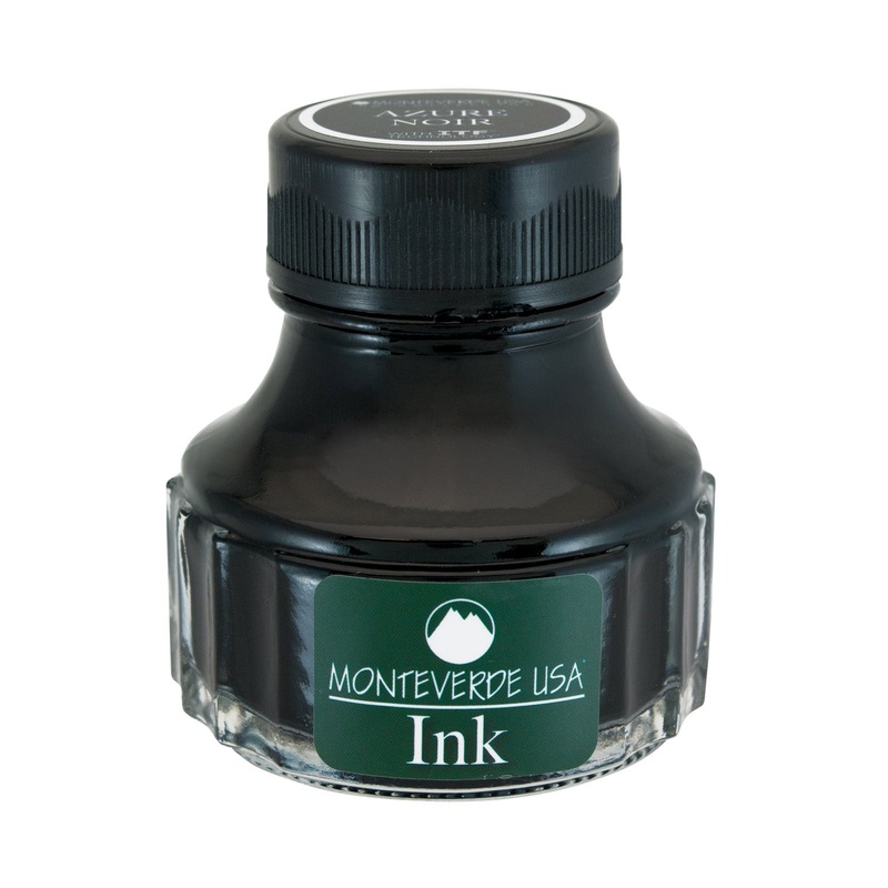 Monteverde Azure Noir Ink Bottle, Blue Black – 90ml