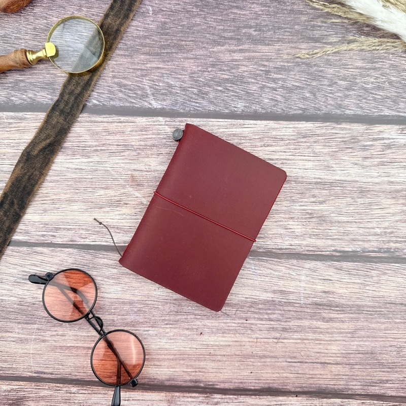 Traveler’s Love and Trip Notebook – Passport Size – Red (Special Edition)