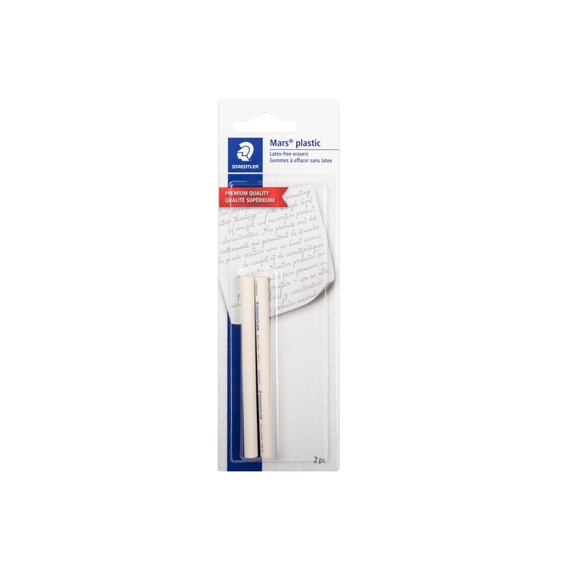 Mars Plastic Retractable Eraser Refill Two-Pack