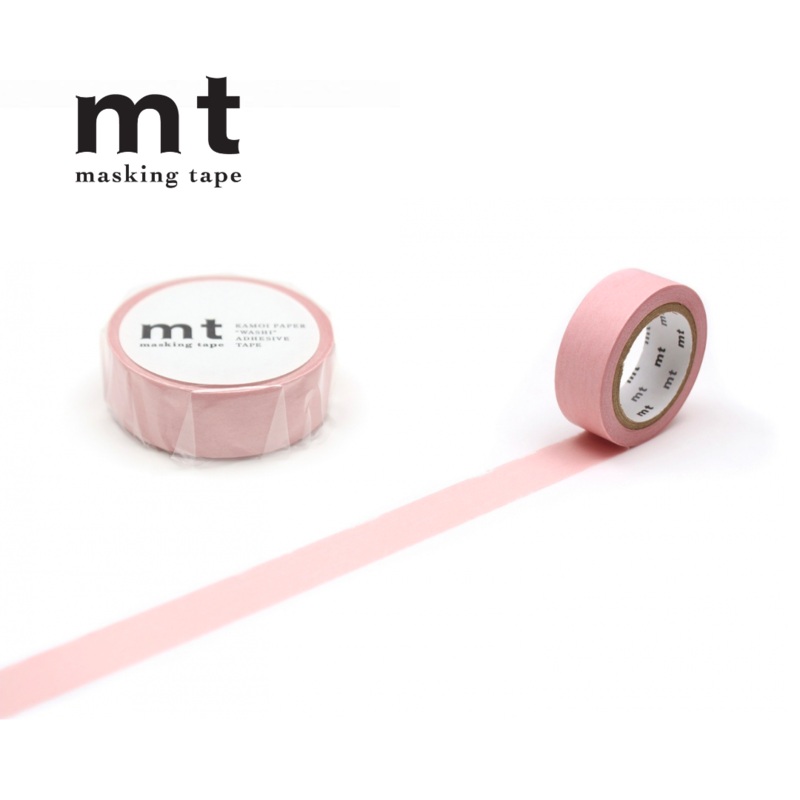 MT Basic Washi Tape – Pastel Scarlet 7m