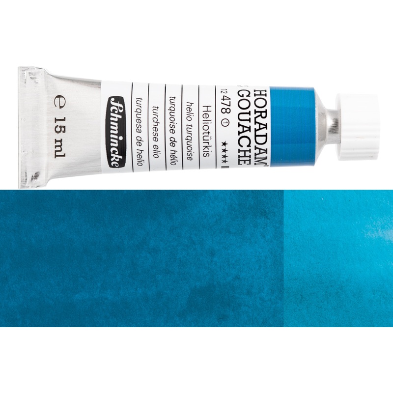 Horadam Gouache, 15 mL, #478 Helio Turquoise