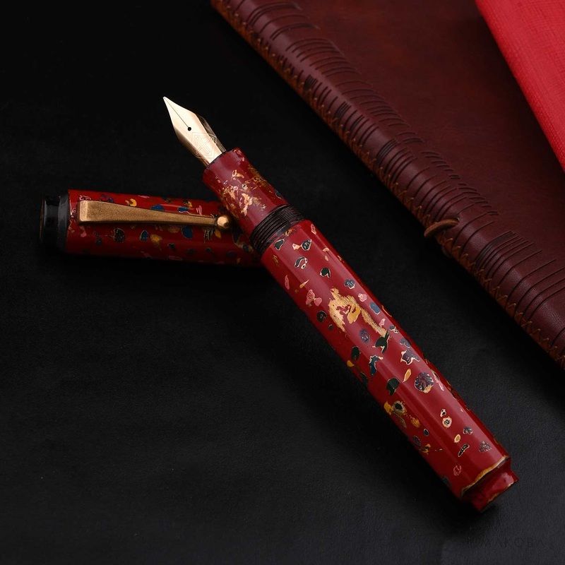 AP Magical Nuri Limited Edition Fountain Pen, Red – 18K Gold Nib Medium