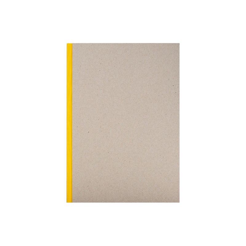 K&P Pasteboard Sketchbook, A4, Yellow Spine