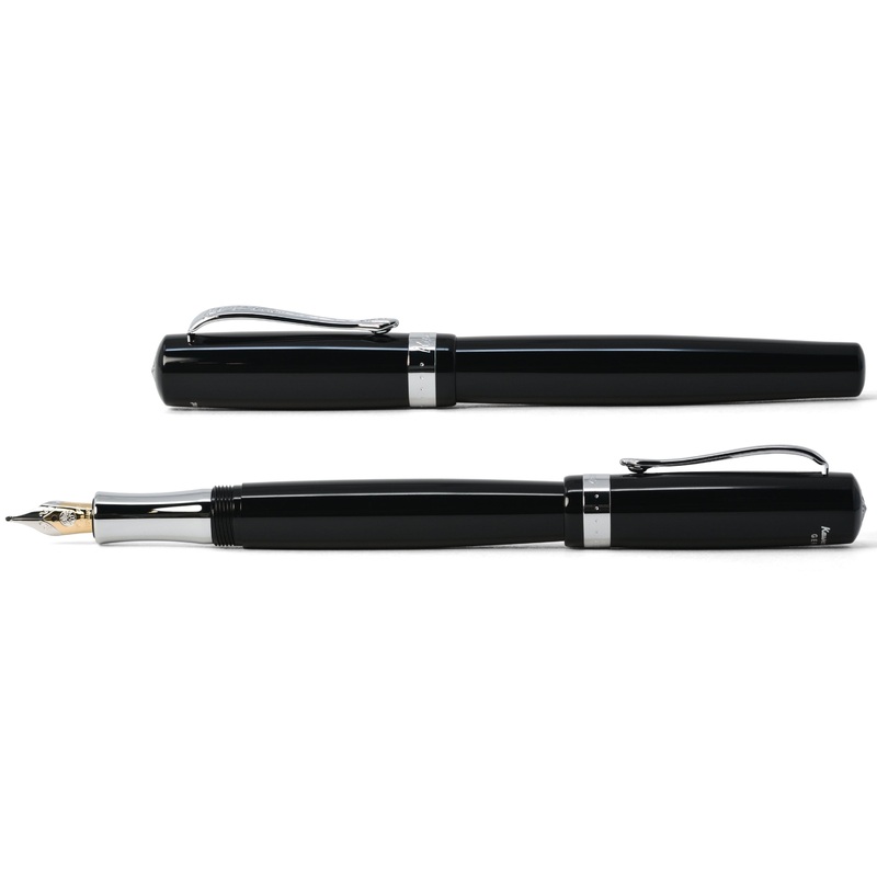 Kaweco Student Fountain Pen, Black EF (Extra Fine) Kaweco Classic Steel Nib (Chrome Finish)