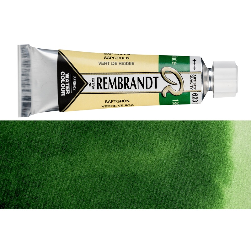 Rembrandt Watercolor, 10 mL, #623 Sap Green