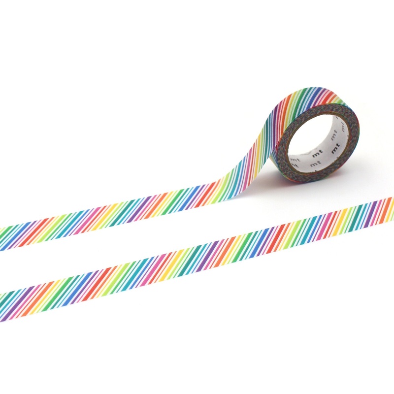 MT Washi Tape – Rainbow Stripe