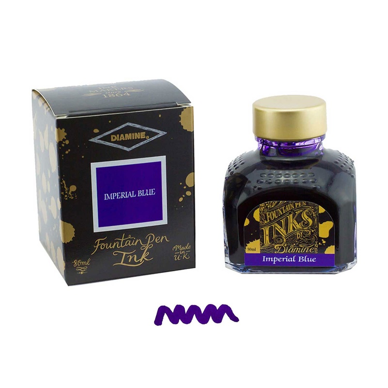 Diamine Imperial Blue Ink Bottle – 80ml