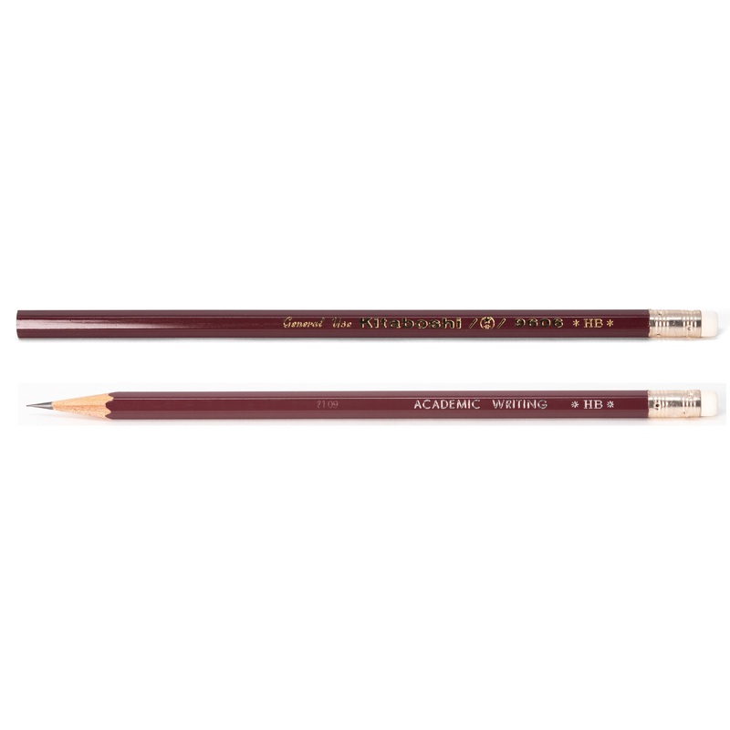 Kitaboshi 9606 Writing Pencil, HB, Single