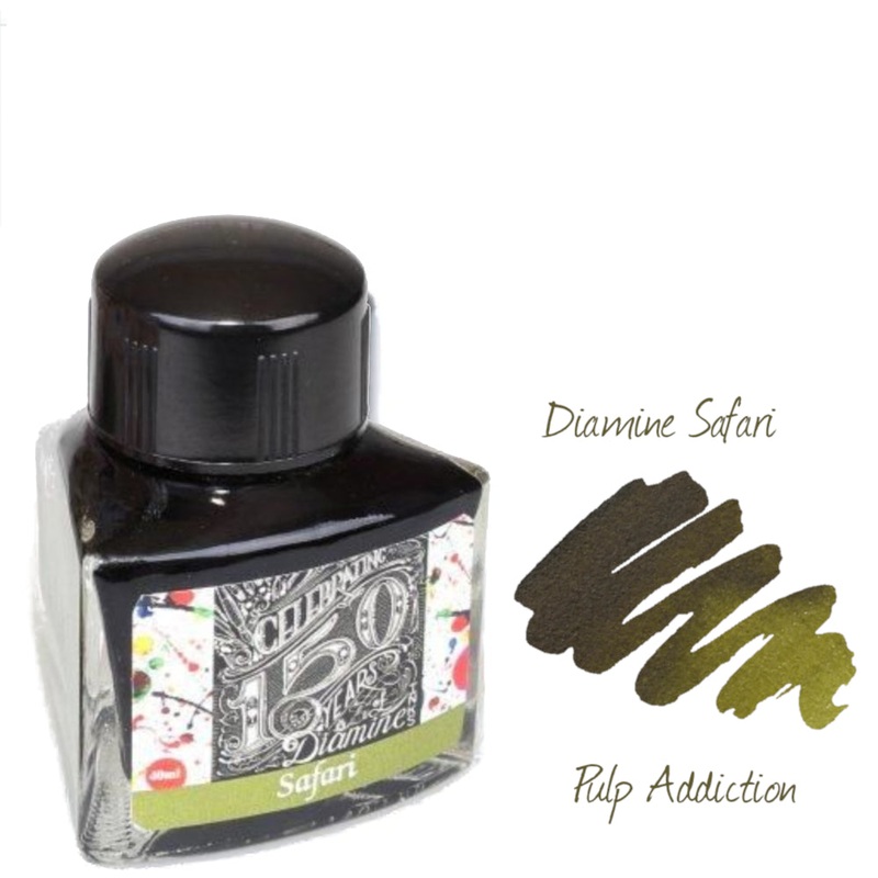 Diamine 150th Anniversary Fountain Pen Ink – Safari 40ml Bottle