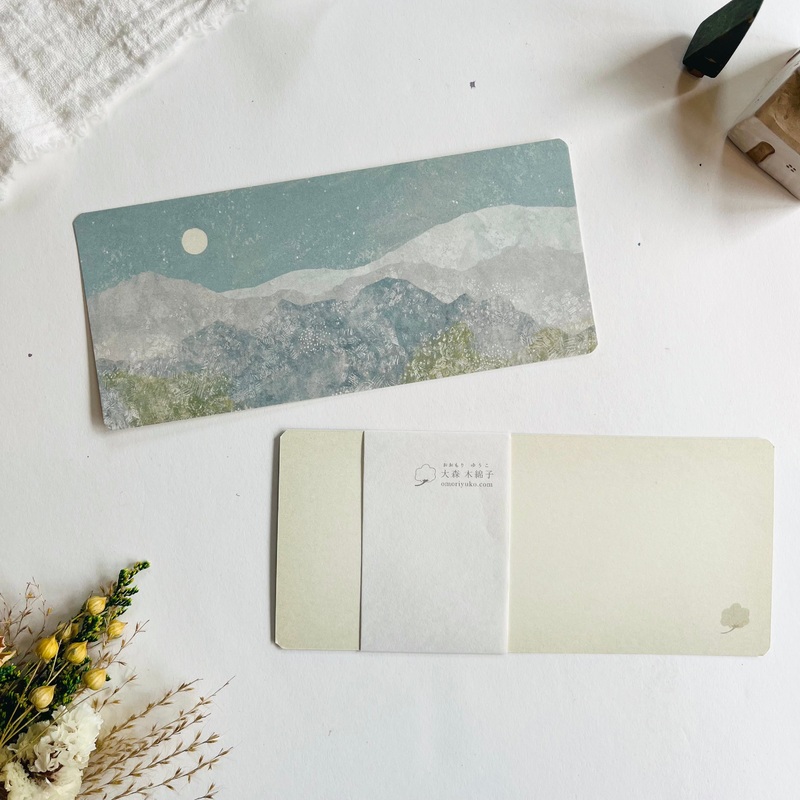 Omori Yuko Note Card – White Noon
