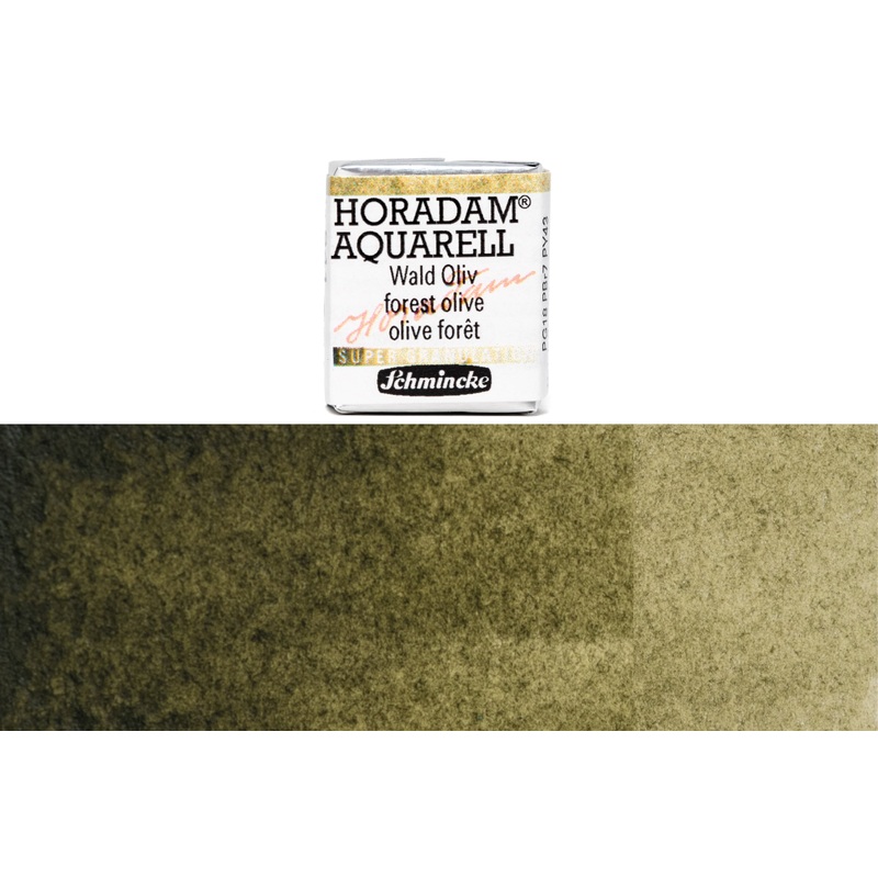 Supergranulation Watercolor Half Pan, #941 Forest Olive