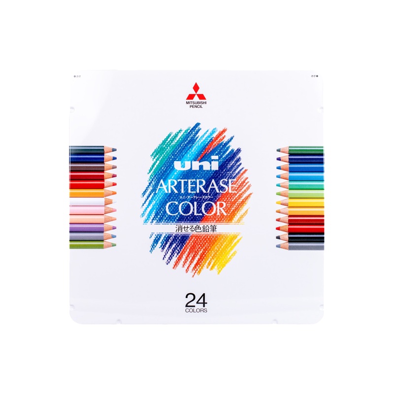Uni Arterase Colored Pencils, Set of 24