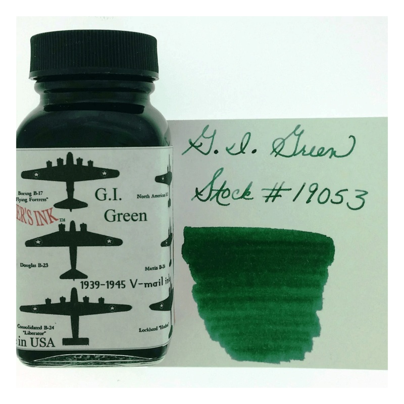 NOODLER’S, Ink Bottle – V MAIL G GREEN (88mL).