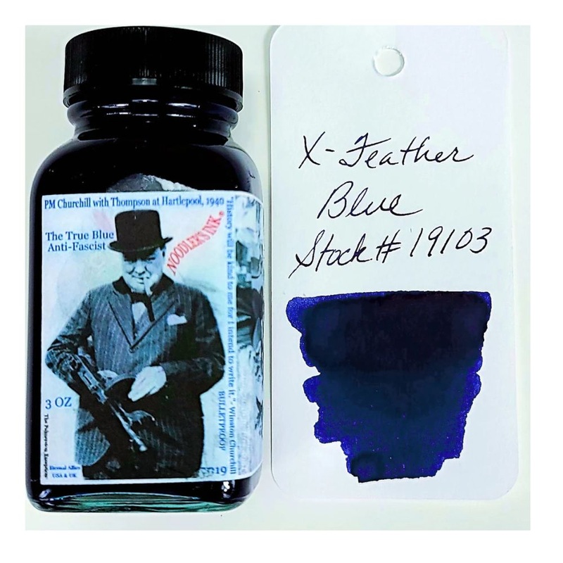 NOODLER’S, Ink Bottle – X Feather BLUE (88mL).