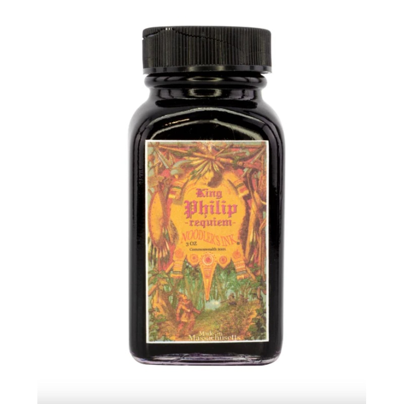 Noodlers Bottled Ink in King Philip Requiem – 3oz