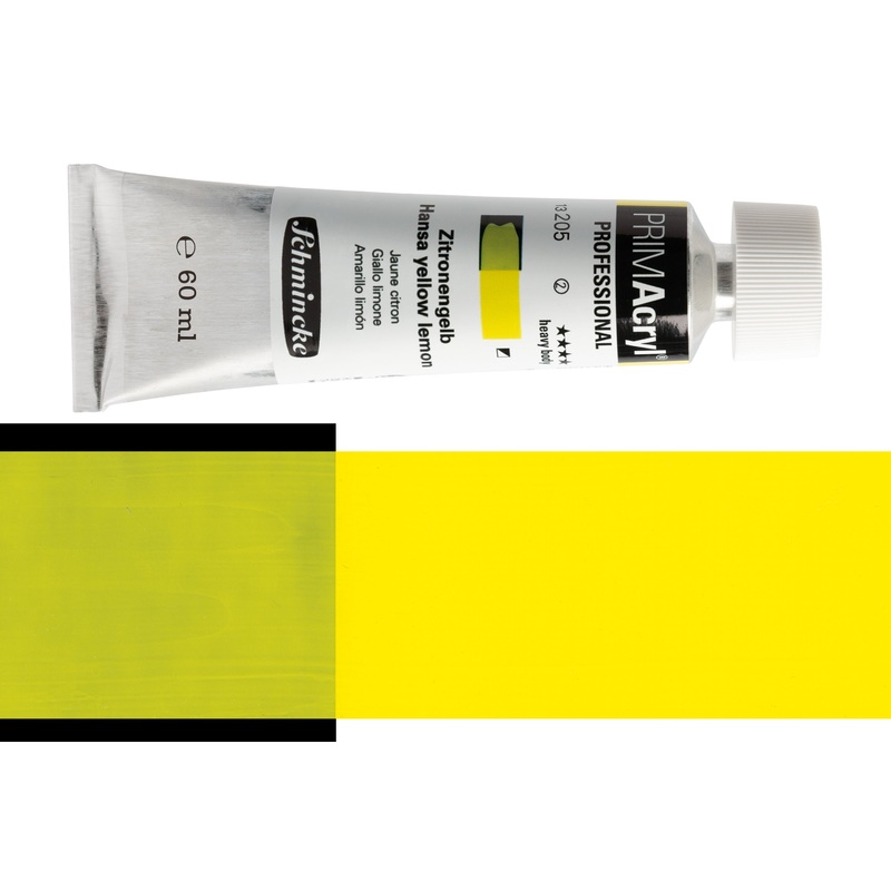 PRIMAcryl Professional Acrylic, #205 Hansa Yellow Lemon